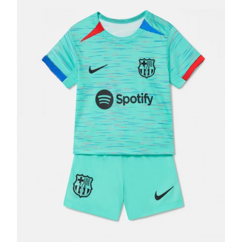 Maillot de foot Barcelona Raphinha Belloli #11 Troisième enfant 2023-24 Manches Courte (+ pantalon court)